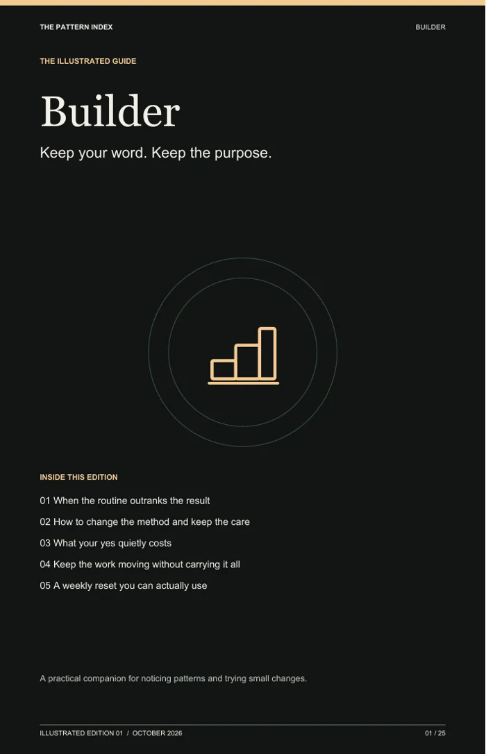 Builder illustrated guide cover